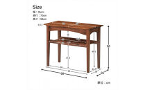 【開梱設置】MARUSHO&nbsp;モルビド&nbsp;サイドテーブル&nbsp;幅35cm&nbsp;ソファテーブル&nbsp;ナイトテーブル&nbsp;棚付き&nbsp;インテリア&nbsp;和モダン&nbsp;机&nbsp;丸庄&nbsp;大川家具&nbsp;日本製&nbsp;木製家具&nbsp;ウッド&nbsp;ウォールナット&nbsp;完成品&nbsp;デザイナーズ&nbsp;おしゃれ