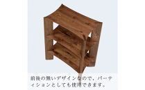 【開梱設置】MARUSHO&nbsp;bow&nbsp;ローシェルフ&nbsp;幅70cm&nbsp;オーディオラック&nbsp;レコード&nbsp;収納棚&nbsp;オープンラック&nbsp;パーティション&nbsp;飾り棚&nbsp;丸庄&nbsp;大川家具&nbsp;日本製&nbsp;木製家具&nbsp;ウッド&nbsp;ウォールナット&nbsp;完成品&nbsp;デザイナーズ&nbsp;おしゃれ