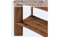 【開梱設置】MARUSHO&nbsp;bow&nbsp;ハイシェルフ&nbsp;幅122cm&nbsp;オーディオラック&nbsp;レコード&nbsp;収納棚&nbsp;オープンラック&nbsp;パーティション&nbsp;飾り棚&nbsp;丸庄&nbsp;大川家具&nbsp;日本製&nbsp;木製家具&nbsp;ウッド&nbsp;ウォールナット&nbsp;完成品&nbsp;デザイナーズ&nbsp;おしゃれ