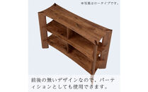 【開梱設置】MARUSHO&nbsp;bow&nbsp;ハイシェルフ&nbsp;幅122cm&nbsp;オーディオラック&nbsp;レコード&nbsp;収納棚&nbsp;オープンラック&nbsp;パーティション&nbsp;飾り棚&nbsp;丸庄&nbsp;大川家具&nbsp;日本製&nbsp;木製家具&nbsp;ウッド&nbsp;ウォールナット&nbsp;完成品&nbsp;デザイナーズ&nbsp;おしゃれ