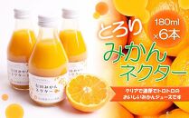 とろり みかんネクター 180ml×6本［IKE231］