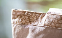 【京都三昌】麻の葉柄手提げバッグ［ 京都 バッグ 職人 手作り 手提げ 鞄 麻の葉 ちりめん 上品 カジュアル フォーマル 雑貨 人気 おすすめ 外出 おでかけ お取り寄せ 通販 送料無料 ふるさと納税 ］