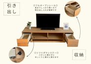 【レッドオーク】大川家具&nbsp;幅153cm&nbsp;テレビボード&nbsp;&nbsp;-fleuret-フルーレ