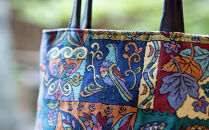 【京都三昌】ゴブラン織り手提げ［ 京都 バッグ 職人 手作り 手提げ 鞄 麻の葉 ちりめん 上品 カジュアル フォーマル 雑貨 人気 おすすめ 外出 おでかけ お取り寄せ 通販 送料無料 ふるさと納税 ］