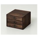 焼桐&nbsp;小引出し３段&nbsp;約幅23.5×奥行23×高さ17cm&nbsp;AKU1044772