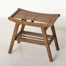 Bamboo&nbsp;スツール&nbsp;ブラウン&nbsp;約幅52×奥行28.5×高さ44cm&nbsp;AKU104476702