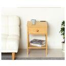 Bamboo&nbsp;サイドテーブル&nbsp;ナチュラル&nbsp;約W40×D40×H61cｍ&nbsp;AKU1044768