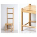 Bamboo&nbsp;ラダーチェア&nbsp;ナチュラル&nbsp;約幅38×奥行35.5×高さ128.5(SH42)cm&nbsp;AKU1044769