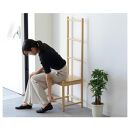 Bamboo&nbsp;ラダーチェア&nbsp;ナチュラル&nbsp;約幅38×奥行35.5×高さ128.5(SH42)cm&nbsp;AKU1044769