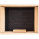 両開き仏壇C&nbsp;(地板150)&nbsp;クリア塗装&nbsp;背板黒&nbsp;BHT102319501