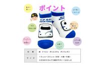 鉄道グッズセット（おでかけGOGO・子ども用鉄道くつした）赤・こまち