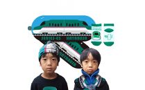 鉄道グッズセット（鉄マフぼうと子ども用くつした）はやぶさ