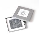 owl&nbsp;/&nbsp;Ichiro&nbsp;Yamaguchi｜山口一郎氏イラスト刻印の庵治石プレート