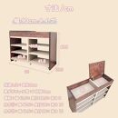 国産&nbsp;サイドボード&nbsp;間仕切り&nbsp;木製&nbsp;ショグナ&nbsp;幅90cm&nbsp;ライトブラウン&nbsp;収納家具&nbsp;キャスター付き&nbsp;収納間仕切り&nbsp;リビング収納