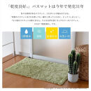 乾度良好 Dナチュレ バスマット 約60×90cm ダークグレー 吸水速乾 裏面すべり止め加工 抗菌防臭 洗える 足拭きマット