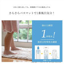 乾度良好 Dナチュレ バスマット 約60×90cm ダークグレー 吸水速乾 裏面すべり止め加工 抗菌防臭 洗える 足拭きマット