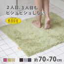 乾度良好&nbsp;Dナチュレ&nbsp;バスマット&nbsp;約70×70cm&nbsp;グリーン&nbsp;吸水速乾&nbsp;裏面すべり止め加工&nbsp;抗菌防臭&nbsp;洗える&nbsp;足拭きマット