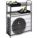 98922500&nbsp;室外機ラック&nbsp;2段&nbsp;約幅85.6cm×奥行33.6cm×高さ112cm