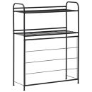 98922500&nbsp;室外機ラック&nbsp;2段&nbsp;約幅85.6cm×奥行33.6cm×高さ112cm