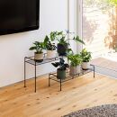 98915700&nbsp;シンプルプラントスタンド&nbsp;スクエア&nbsp;S&nbsp;約幅60.5cm×奥行20.5cm×高さ15cm