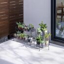 98915700&nbsp;シンプルプラントスタンド&nbsp;スクエア&nbsp;S&nbsp;約幅60.5cm×奥行20.5cm×高さ15cm