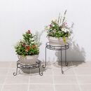 98917100 デザインフラワースタンド ラウンド S 約幅38.5cm×奥行38cm×高さ15cm