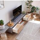 Ruler2&nbsp;ルーラー2&nbsp;テレビボード&nbsp;ローボード&nbsp;幅220cm&nbsp;テレビ台&nbsp;【モーブル】【大川家具】