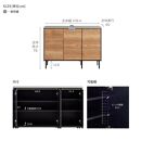 Leo&nbsp;レオ&nbsp;サイドボード&nbsp;幅110cm&nbsp;リビング収納&nbsp;【モーブル】【大川家具】