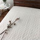 無漂白シルクコットンガーゼ敷パッド&nbsp;セミダブルサイズ&nbsp;約120×205cm&nbsp;1502SD