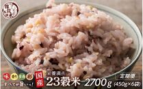 【3ヶ月定期便】栄養満点23穀米 (450g×2袋)【合計2700g 全6袋】