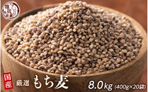 もち麦&nbsp;8kg(400g×20袋)