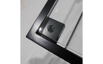 ガラステーブル ブラック HBG-041 お部屋に圧迫感のないシンプルデザイン