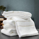 【フェイス5枚組】スーピマ綿フェイスタオル&nbsp;34×80cm&nbsp;クレF5-WH