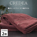 【バスタオル2枚組】スーピマ綿バスタオル 60×120cm クレB2-WRE