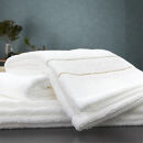 【フェイス2枚・バス1枚セット】スーピマ綿タオルセット&nbsp;クレF2B1-WH