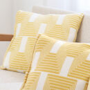 【2枚組】洗えるタスマニアラムウール混クッションカバー 45×45cm OTW-4545-YE-2P