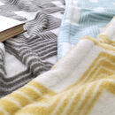 【シングルサイズ】洗えるタスマニアラムウール混毛布&nbsp;140×200cm&nbsp;&nbsp;OTW-S-YE