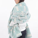 【ポケット付】洗えるタスマニアラムウール混大判ストール&nbsp;グリーン&nbsp;70×180cm&nbsp;&nbsp;OTW-7018-GR