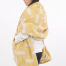 【ポケット付】洗えるタスマニアラムウール混大判ストール&nbsp;イエロー&nbsp;70×180cm&nbsp;&nbsp;OTW-7018-YE