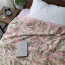 椿オイル加工&nbsp;ふんわり綿毛布&nbsp;シングルサイズ&nbsp;約140×200cm&nbsp;ピンク&nbsp;CNM-300-PI