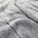 ［シングル］吸湿発熱リッチファー2枚合わせ毛布&nbsp;約140×200cm×グレー1枚&nbsp;JY-2401-GY