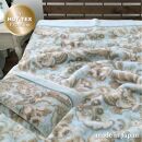 ［シングル］吸湿発熱あったかボリューム2枚合わせ毛布&nbsp;約140×200cm&nbsp;グリーン1枚&nbsp;JM-2201-GR