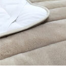 ［シングル］吸湿発熱あったかボリューム敷パッド&nbsp;約100×205cm&nbsp;ベージュ1枚&nbsp;HTP-40S-BE