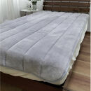 ［シングル2枚組］吸湿発熱あったかボリューム敷パッド&nbsp;シングル×1セット（ベージュ1枚・グレー1枚）HTP-40S-2P