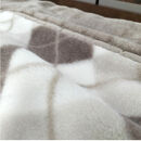 ［ロング］吸湿発熱ボリューム2枚合せ毛布&nbsp;約140×220cm&nbsp;ベージュ1枚&nbsp;JM-2203LBE