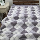 ［ロング2枚組］吸湿発熱ボリューム2枚合せ毛布&nbsp;約140×220cm&nbsp;（ベージュ1枚・グレー1枚）&nbsp;JM-2203L-2P