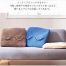 もこもこボアの暖かマルチヒーター&nbsp;ブラウン&nbsp;42×42cm&nbsp;SB-22MH-BR