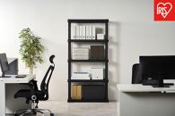 プラスチックラック5段&nbsp;PLR-9145&nbsp;ブラック