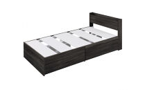 ベッド  収納ベッド宮付き DSBM-S ブラック