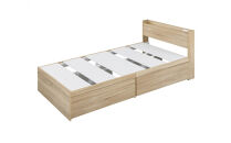 ベッド  収納ベッド宮付き DSBM-S ライトナチュラル